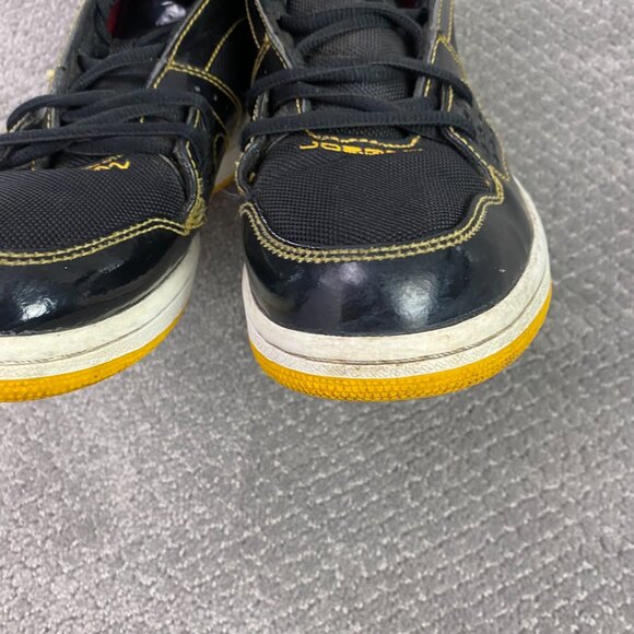 Nike Jordan 1 Flight Shoes Men's 9.5 Black Basketball Sneakers 372704 037 - Picture 10 of 14